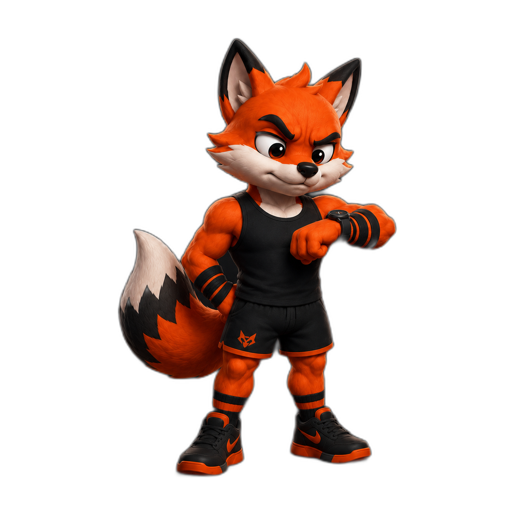 Forge Fox watch widget pose